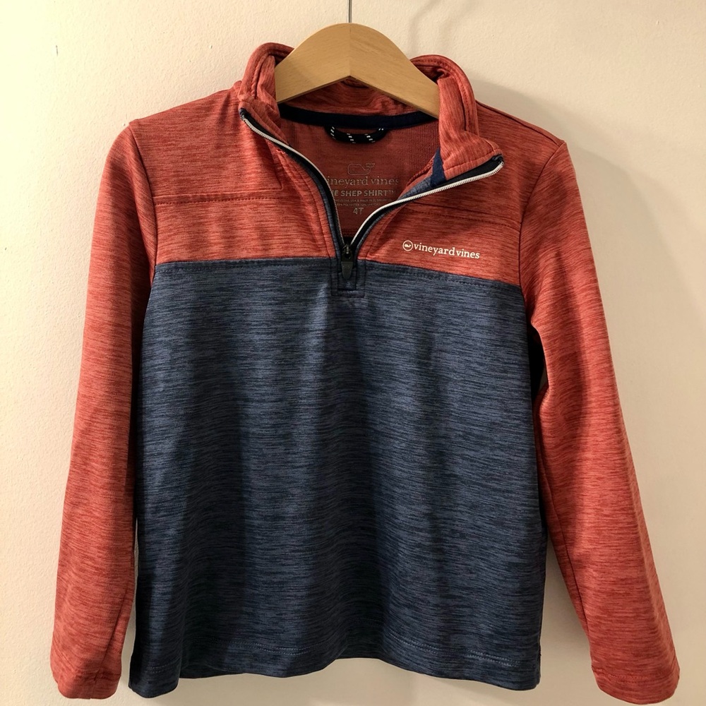 Vineyard Vines, The Shep Shirt, 4T, blue, red
